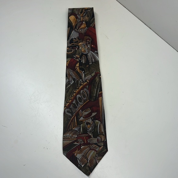 The Beatles Vintage Rocky Raccoon Song 100% Silk Tie - Picture 2 of 14